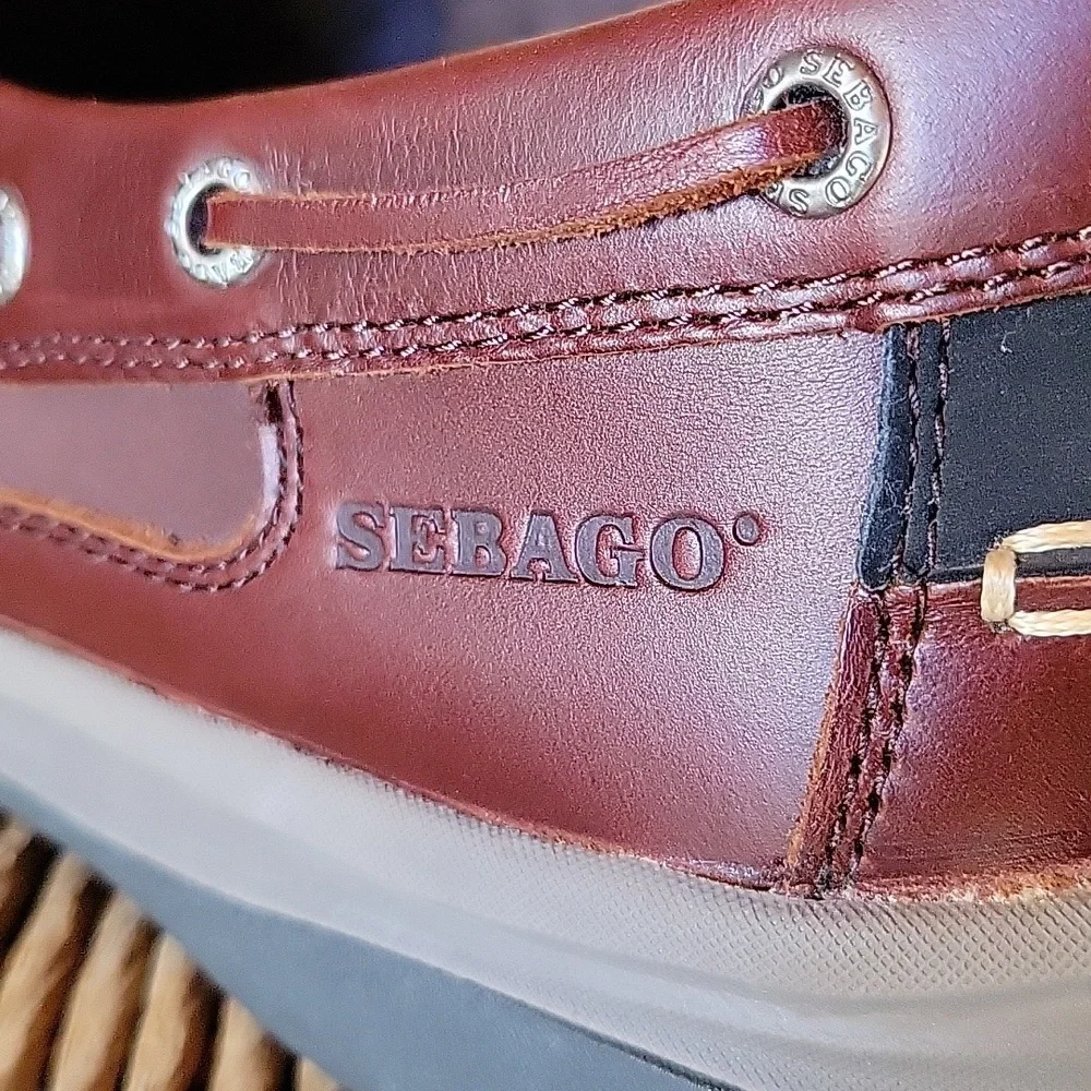 Sebago Bowman brown loafers, size 11.5M